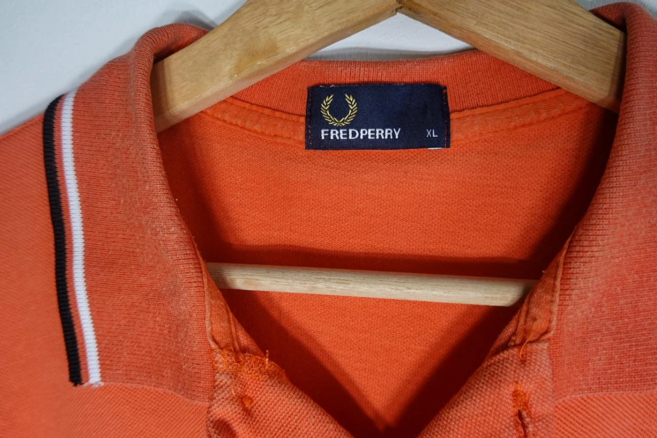 Polo Fred Perry laranja tamanho GG – photo 5